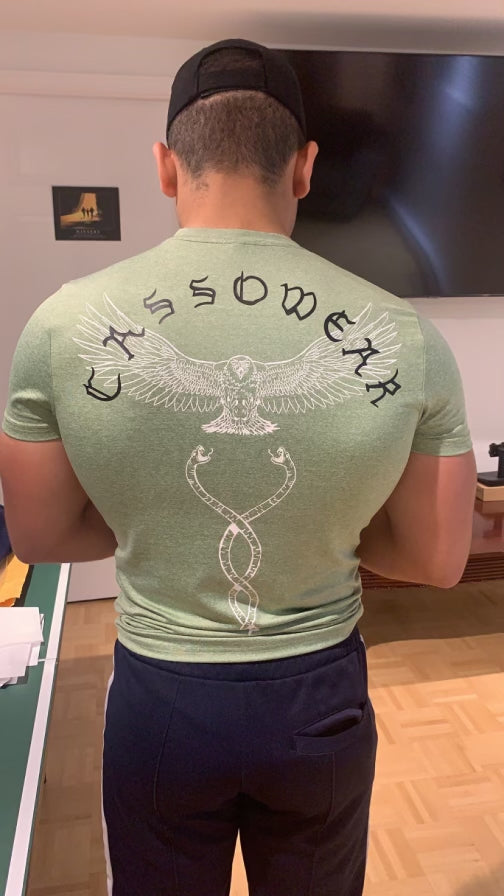 Compression tee- Green